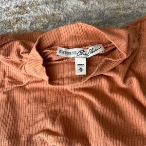 Express Sleeveless Rust Bodysuit